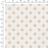 Tissu - Oursons marins et mouettes