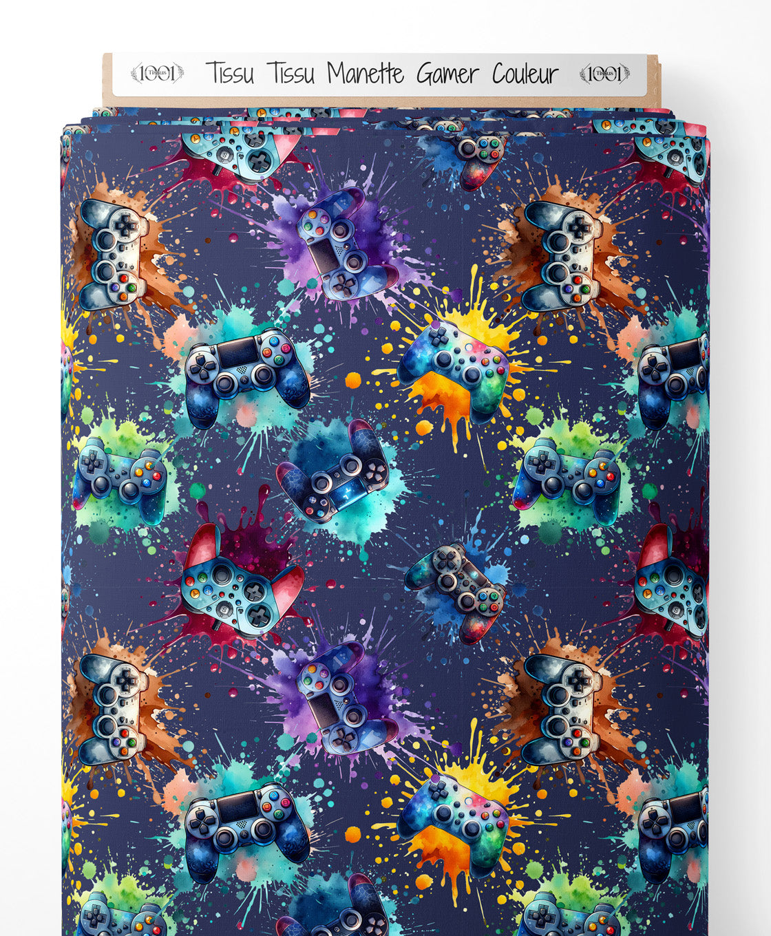 Tissu - Tissu Manette Gamer Couleur