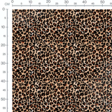 Tissu - leopard ivoire