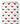 Tissu - Fleurs rouges et feuillage