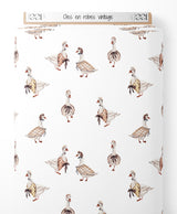 Tissu - Oies en robes vintage