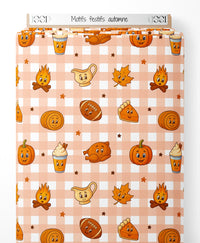 Tissu - Motifs festifs automne