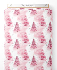 Tissu - Noel rose 2