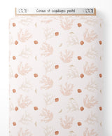 Tissu - Coraux et coquillages pastel