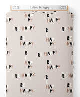Tissu - Lettres Be Happy