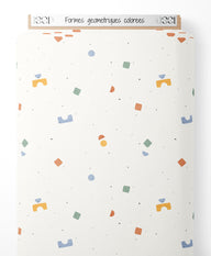 Tissu - Formes géométriques colorées