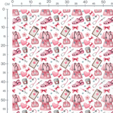 Tissu - Tissu Infirmiere Rose