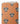 Tissu - Raton laveur sur fond orange