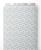 Tissu - Fleurs colorées et feuillage