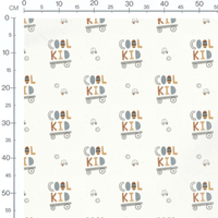 Tissu - Cool Kid et voitures