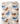 Tissu - Baleines colorées sur fond beige