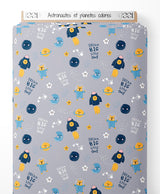 Tissu - Astronautes et planètes colorés
