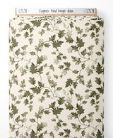 Tissu - Cygnes sur fond beige doux