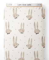 Tissu - Lapins noeuds papillon