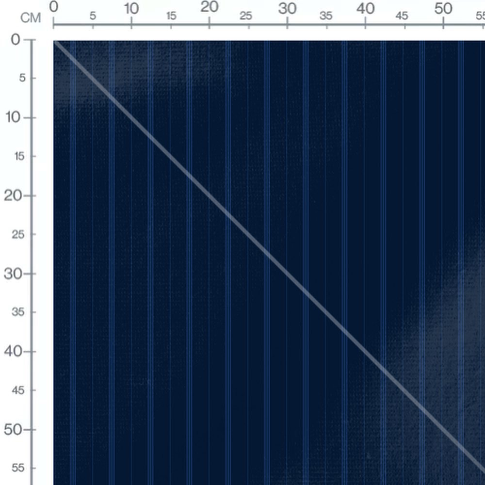 Tissu - Rayures bleues sur fond marine