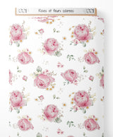 Tissu - Roses et fleurs colorées