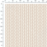 Tissu - Fleurs et feuilles beige
