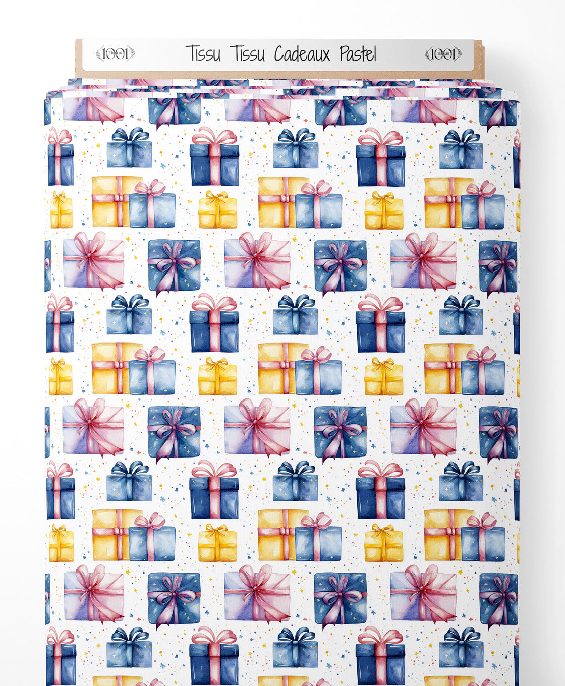 Tissu - Tissu Cadeaux Pastel