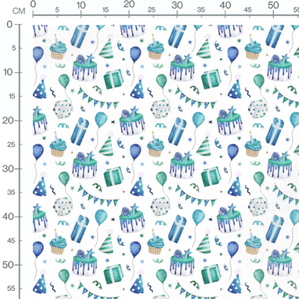 Tissu - Motifs de fête colorés