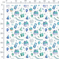 Tissu - Motifs de fête colorés