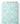 Tissu - Coquillages turquoise sur blanc