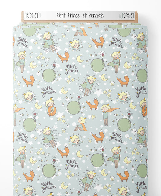 Tissu - Petit Prince et renards