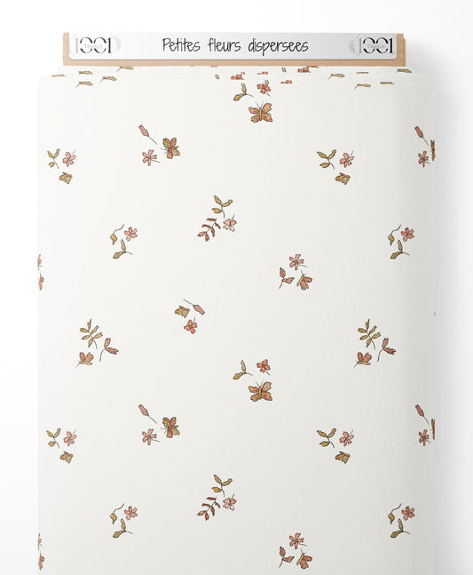 Tissu - Petites fleurs dispersées