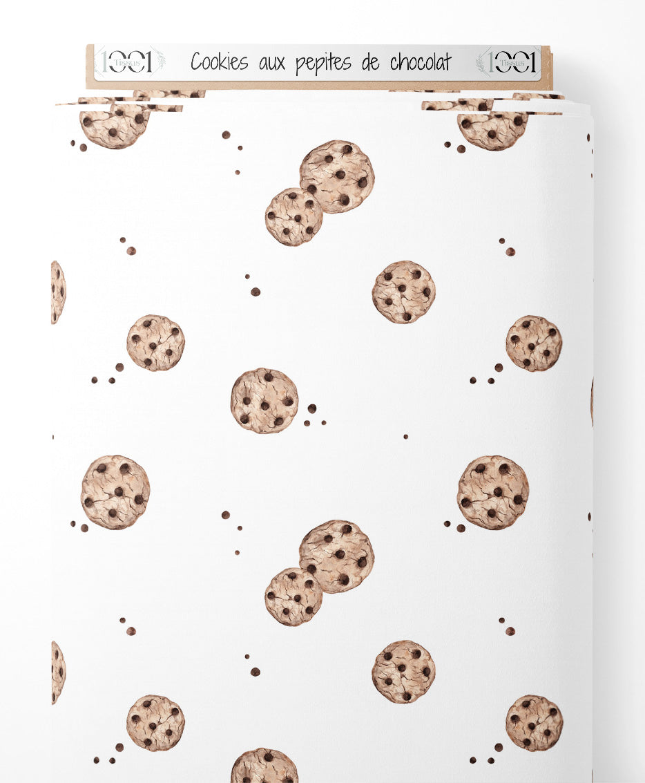 Tissu - Cookies aux pépites de chocolat