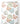 Tissu - Ours pastel sur fond blanc
