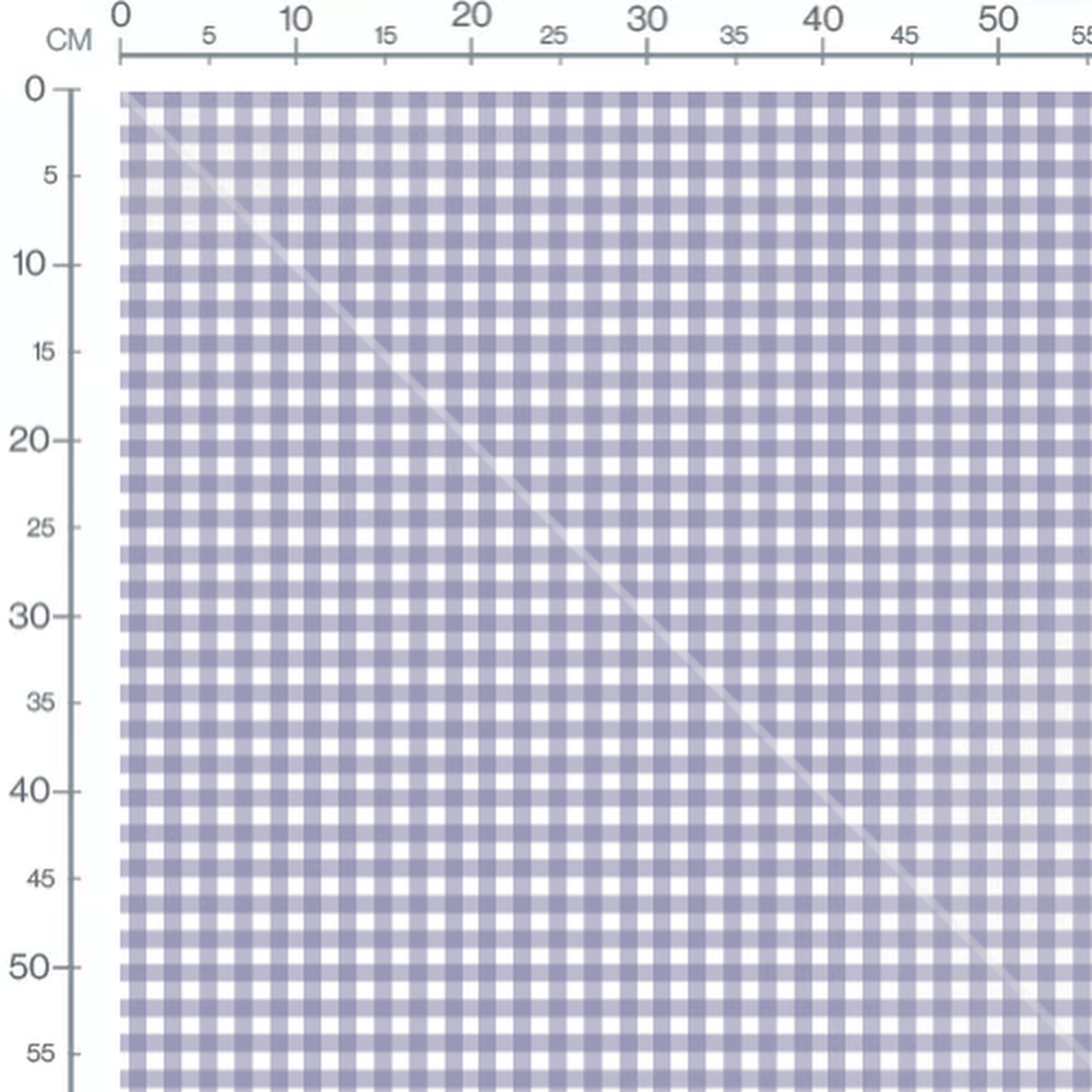 Tissu - Carreaux violets et blancs