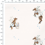 Tissu - Animaux en tenues fantaisie