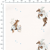 Tissu - Animaux en tenues fantaisie