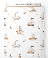 Tissu - Voiliers et ancres marines