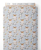 Tissu - Oursons astronautes et fusées