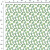 Tissu - Feuilles de monstera détaillées