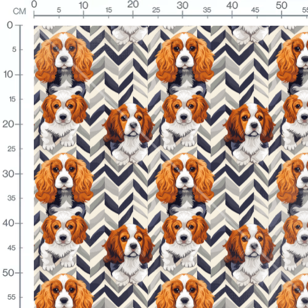 Tissu - King charles 10