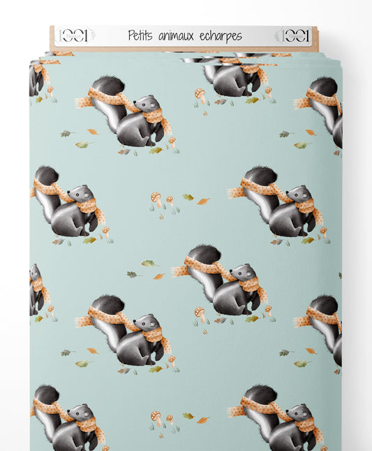 Tissu - Petits animaux écharpes