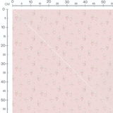 Tissu - Souris en tutu sur rose
