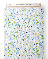 Tissu - Mosaïque bleue et verte