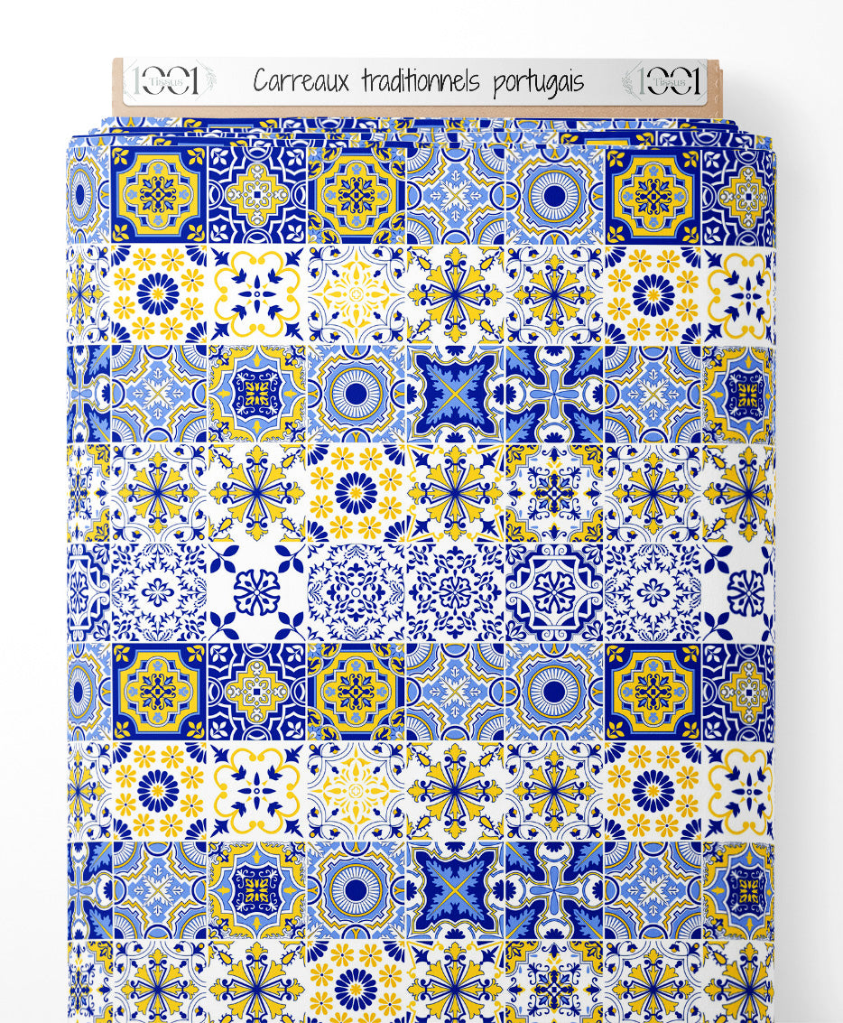 Tissu - Carreaux traditionnels portugais