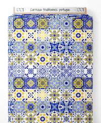 Tissu - Carreaux traditionnels portugais