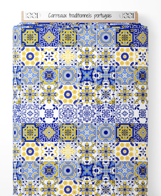 Tissu - Carreaux traditionnels portugais