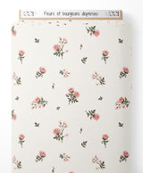 Tissu - Fleurs et bourgeons dispersés