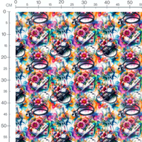 Tissu - Tissu Medical Fleurs Couleur