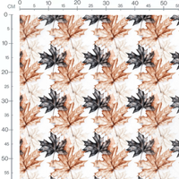 Tissu - feuilles d’erable automne