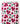 Tissu - Fleurs rouges sur fond blanc 4