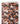 Tissu - Fleurs aquarelle fond marron