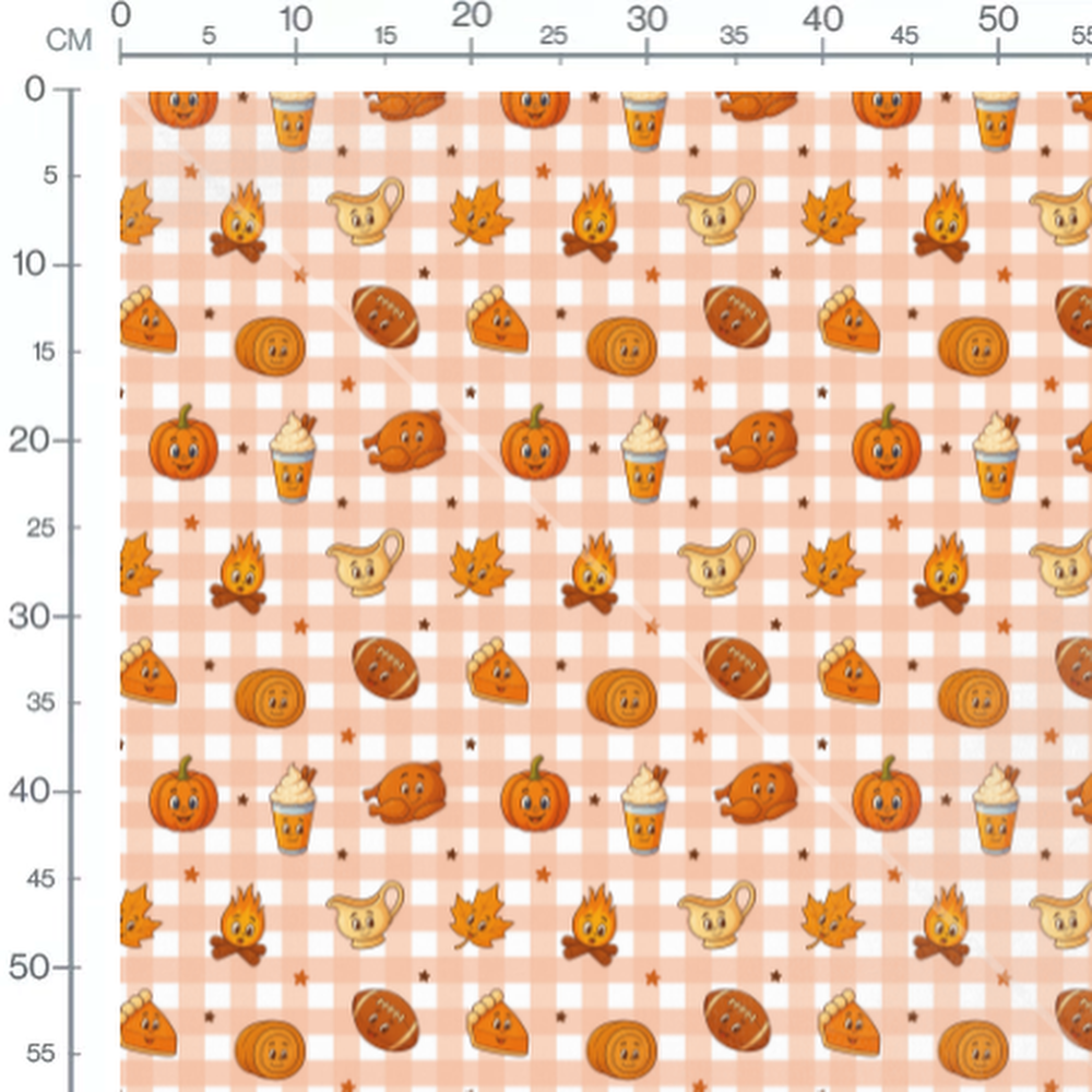 Tissu - Motifs festifs automne