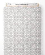 Tissu - Motifs géométriques gris