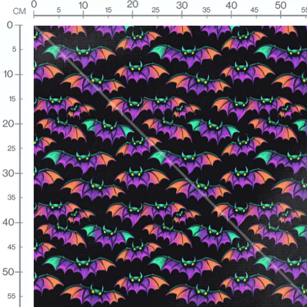 Tissu - Neon Halloween 11